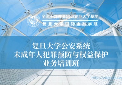 公安系统未成年人犯罪预防与权益保护业务培训