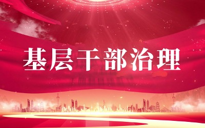 新时代基层干部治理能力提升专题专题