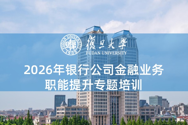 2026年银行公司金融业务职能提升培训